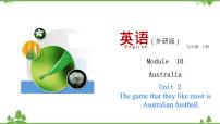 外研版 (新标准)九年级上册Unit 2 The game that they like most is Australian football.公开课教学ppt课件