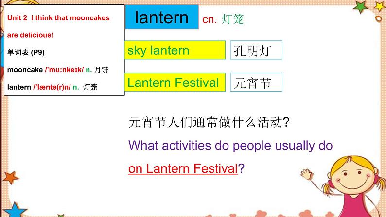 人教新目标版英语九年级Unit2 SectionA词汇精讲 课件04