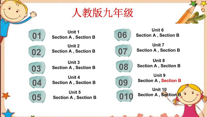 人教新目标版英语九年级Unit9 SectionB词汇精讲 课件02