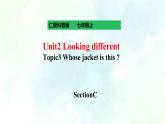 Unit 2 Topic 3 SectionC (课件+练习+音视频)