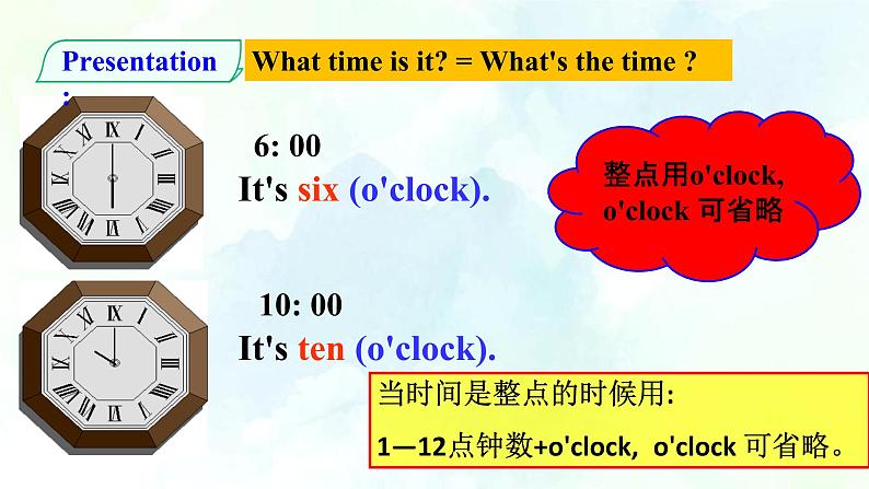 Unit 4 Having fun Topic 3 What time is it now SectionA 课件第4页