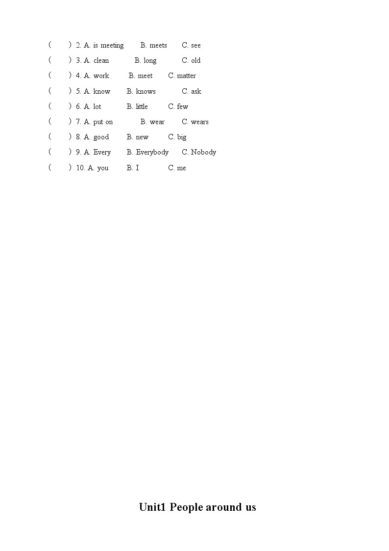 Unit 1 Making friends Grammar（课件+练习+素材）03