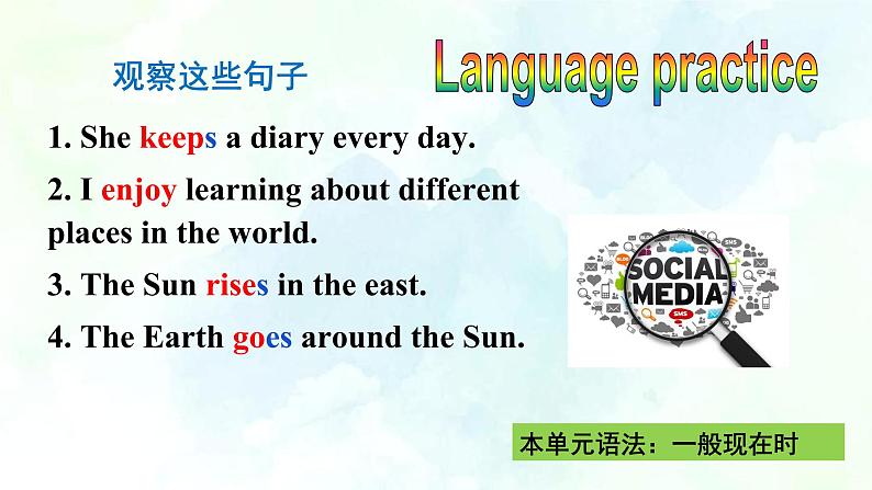 Unit 2 Daily Life Grammar一般现在时（课件+练习+素材）02