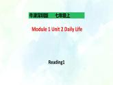 Unit 2 Daily Life ReadingⅠ（课件+练习+素材）