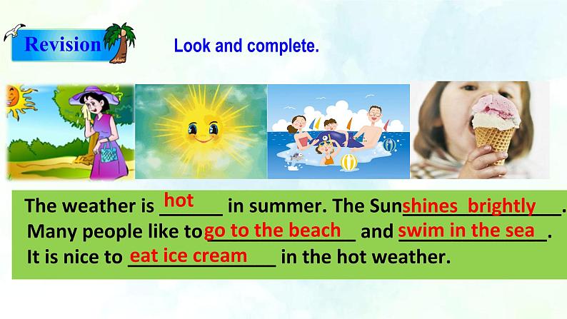 Unit 4 Seasons SpeakingA&More practice& Culture corner （课件+练习+素材）04