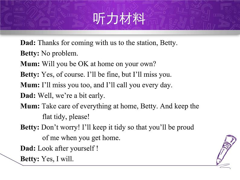 Module 4 Unit 1 I can look after myself, although it won’t be easy for me.课件06