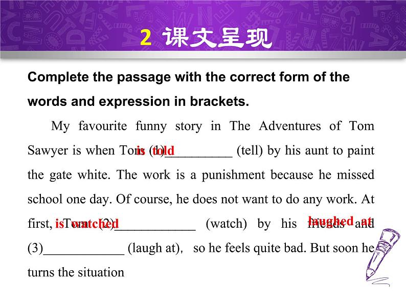 Module 7 Great books. Unit 3 Language in use.课件08