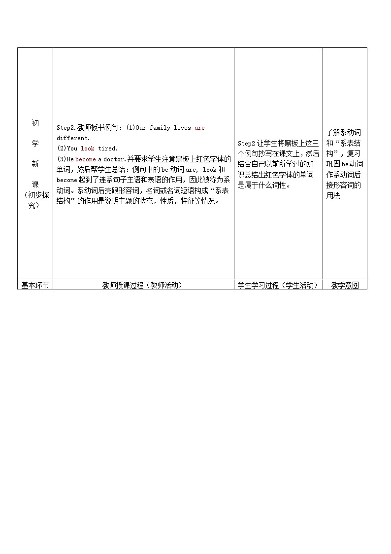 Module 2 Ideas and viewpoints .Unit 3 Family life.单元教案(6课时)02