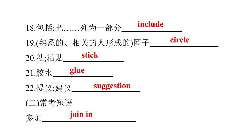 广东中考高分突破英语课件（外研版）教材梳理默写本-外研版第十三节　八年级(下)Module 9~Module 10第6页