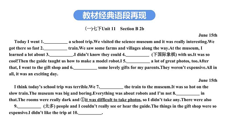 最新中考英语课件话题十二  天气、旅游与交通第3页