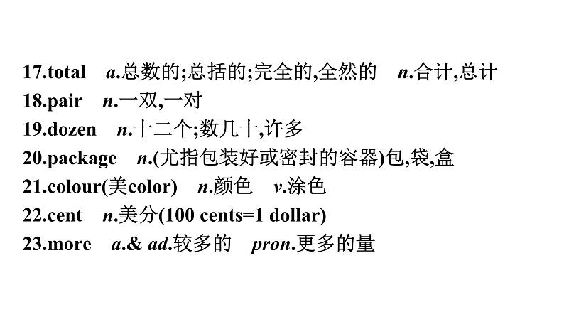 最新中考英语课件话题十 购物第7页