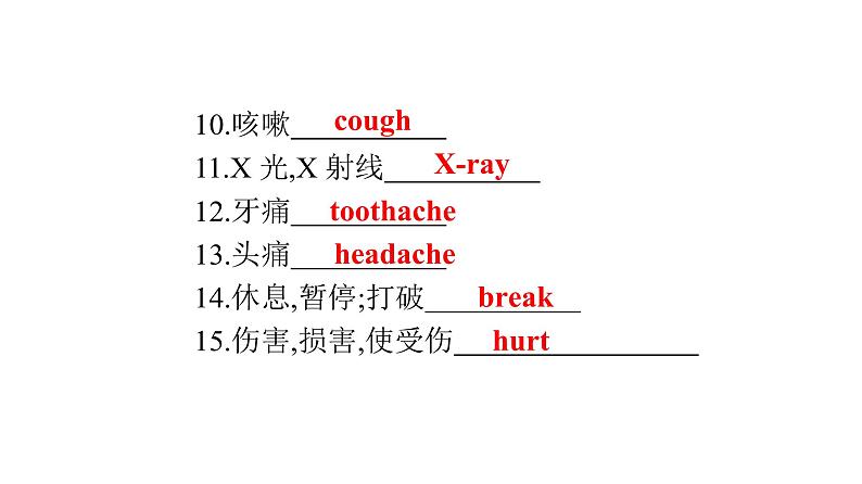 最新中考复习英语课件第十节　八年级(下)Unit 1~Unit 2第5页