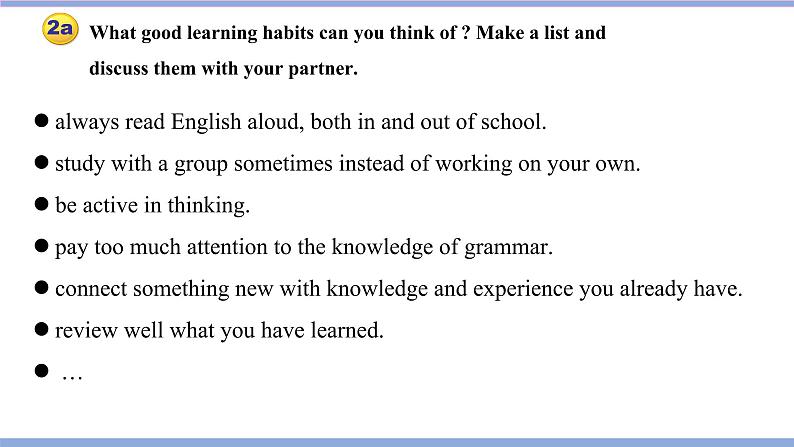 Unit 1 How can we become good learners Section B (2a-2e) （课件+教案） 2021-2022学年人教新目标英语九年级上册05