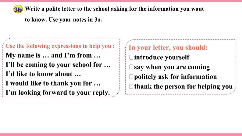 Unit 3 Could you please tell me where the Section B (3a-Self Check) 课件 2021-2022学年人教新目标九年级上册第6页