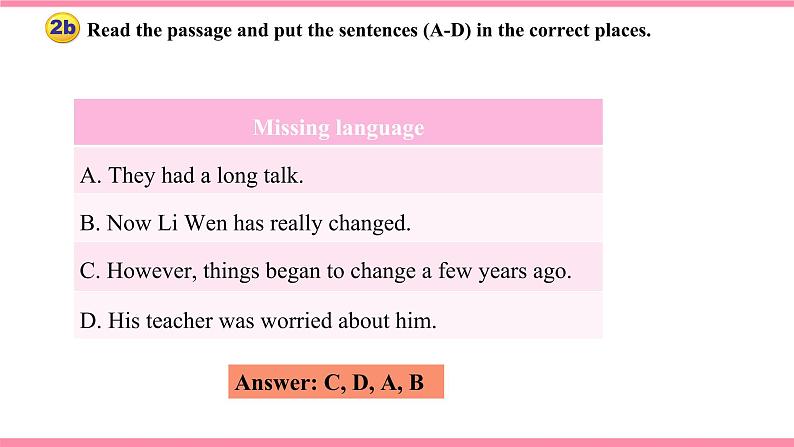 Unit 4 I used to be afraid of the dark Section B (2a-2f) （课件+教案） 2021-2022学年人教新目标英语九年级上册08