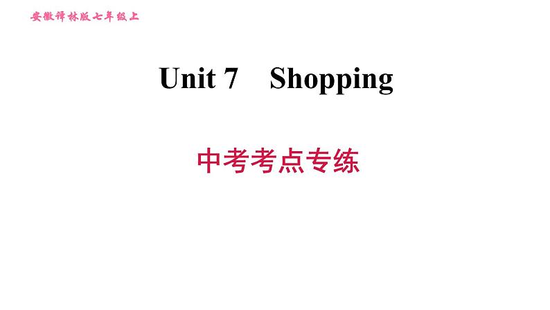 译林版七年级上册英语 Unit7 习题课件01