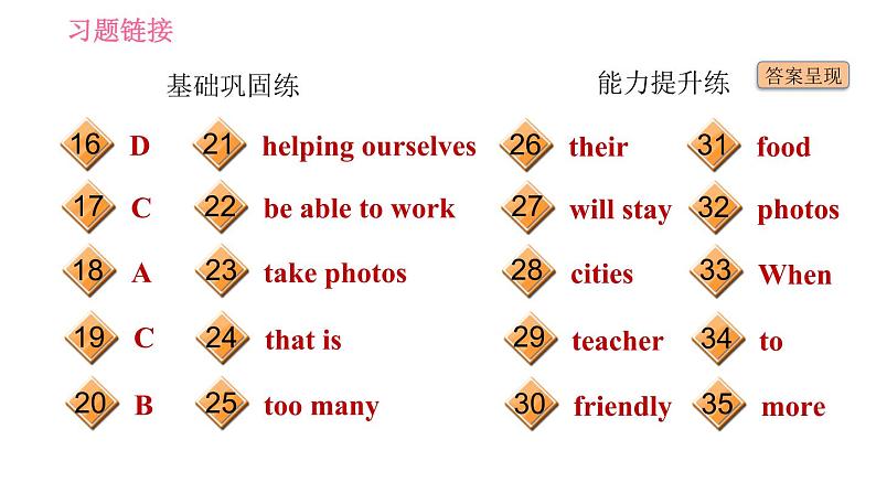 牛津沪教版七年级上册英语 Unit5  习题课件03