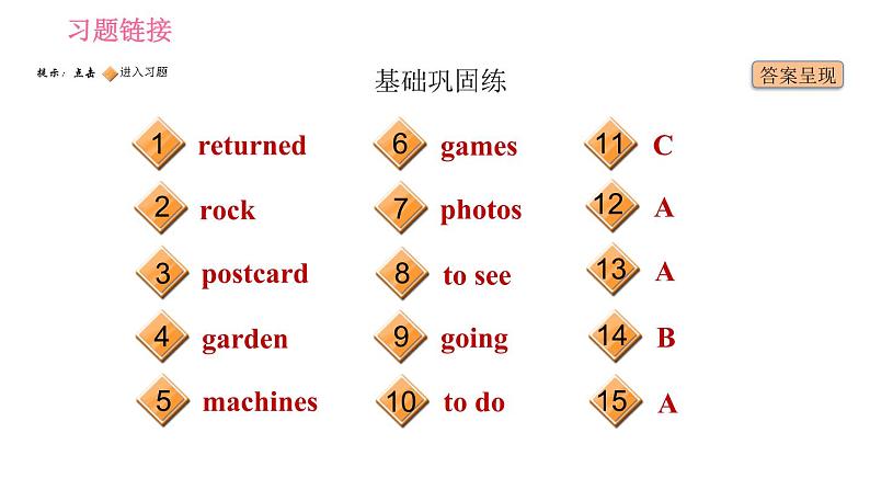 牛津沪教版七年级上册英语 Unit5  习题课件02
