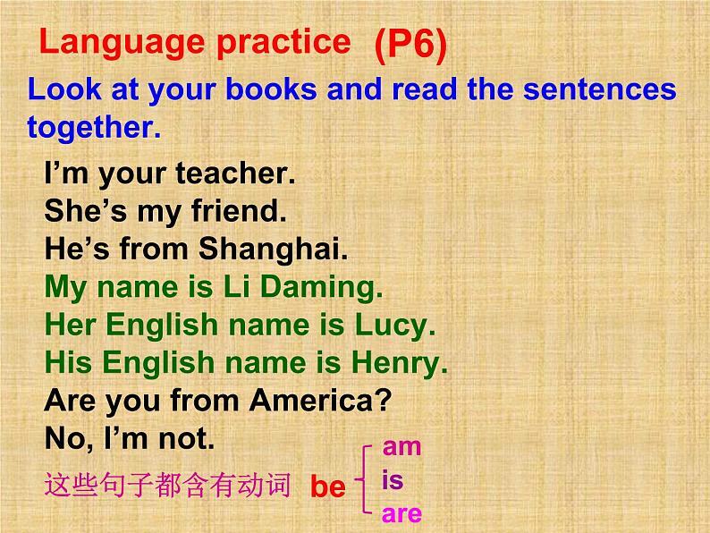 外研版（新标准）初中英语七年级上Moudle 1- Unit 3课件PPT第4页