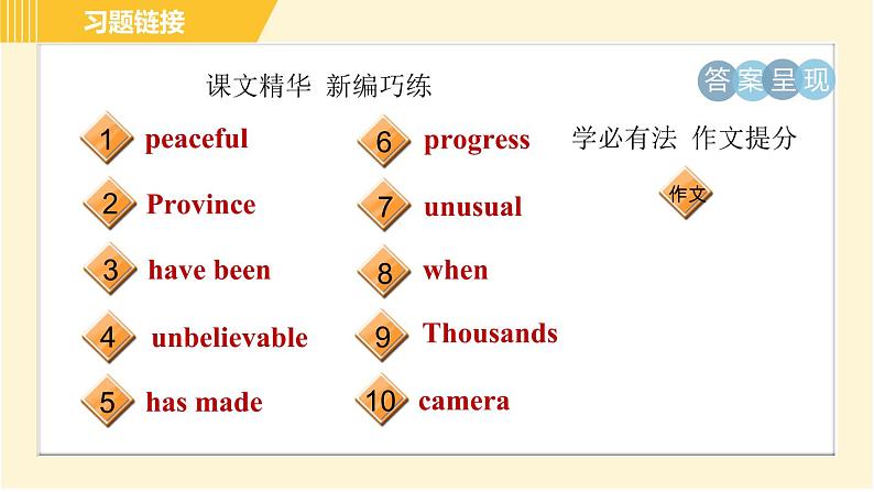 鲁教五四版八年级上册英语习题课件 Unit7 Period 4 Section B (3a—3b) & Self Check03