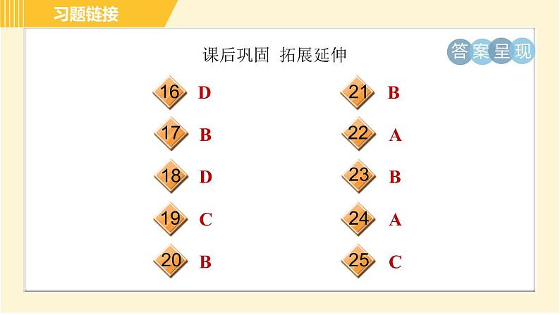 鲁教五四版八年级上册英语 Unit6 习题课件05