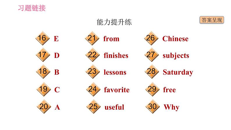 人教版七年级上册习题课件 Unit9 课时4　Section B (2a－2c)第3页