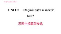 初中英语Unit 5 Do you have a soccer ball?综合与测试习题ppt课件