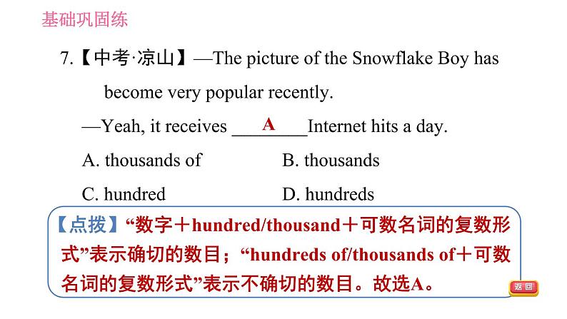 人教版九年级上册英语 Unit12 习题课件07