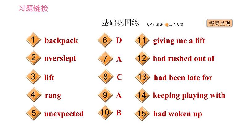 人教版九年级上册英语 Unit12 课时1 Section A (1a-2d) 习题课件第2页