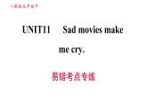 人教版九年級上冊英語 Unit11 易錯考點專練 習題課件