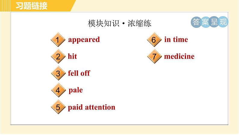 外研版B本八年级上册英语 Module8 习题课件03