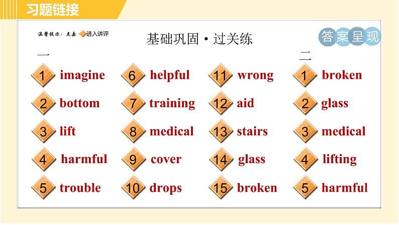 外研版B本八年级上册英语 Module12 习题课件02