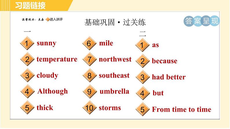 外研版B本八年级上册英语 Module10 Period 5   Unit 3 B 习题课件第2页