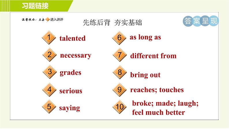 鲁教五四制七年级上册英语 Unit7 习题课件02