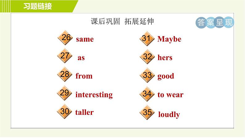 鲁教五四制七年级上册英语 Unit7 习题课件06