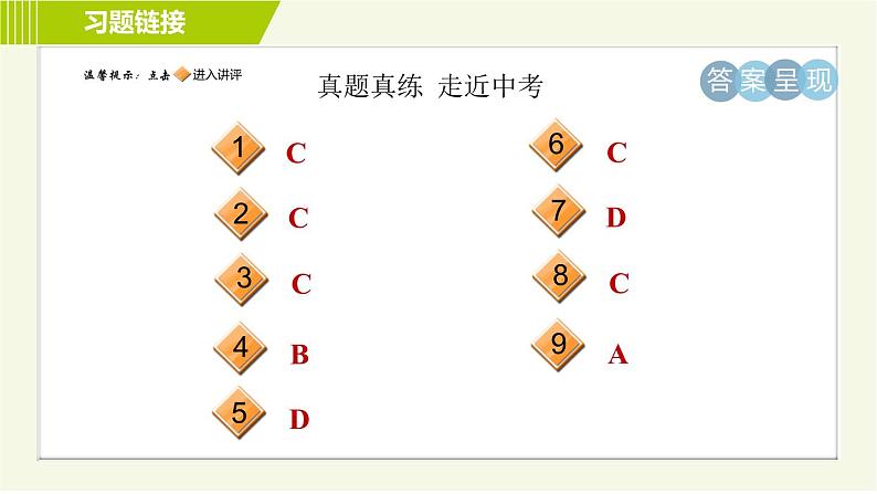 鲁教五四制七年级上册英语 Unit5 单元整合与拔高 习题课件第2页