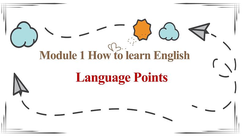 2021-2022学年外研版英语八年级上册Module 1 Unit1 语法讲解课件第1页