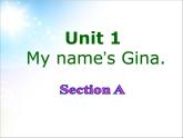 PEP人教版七年级英语上册Unit 1 My name's Gina 同步精品课件
