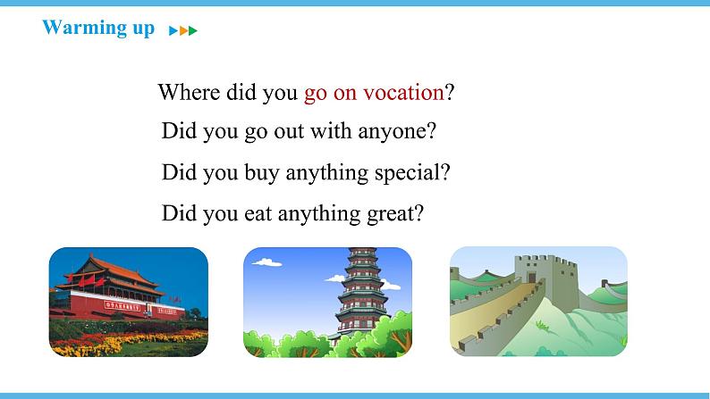 Unit 1　Where did you go on vacation Section A (Grammar Focus-3c)课件2021-2022学年人教新目标英语八年级上册第2页