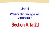 PEP人教版八年级英语上册Unit 1 Where did you go on vacation 精品课件+同步测试卷