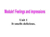 外研版八年级英语下册Module 1 Unit 1 It smells delicious.课件(3)