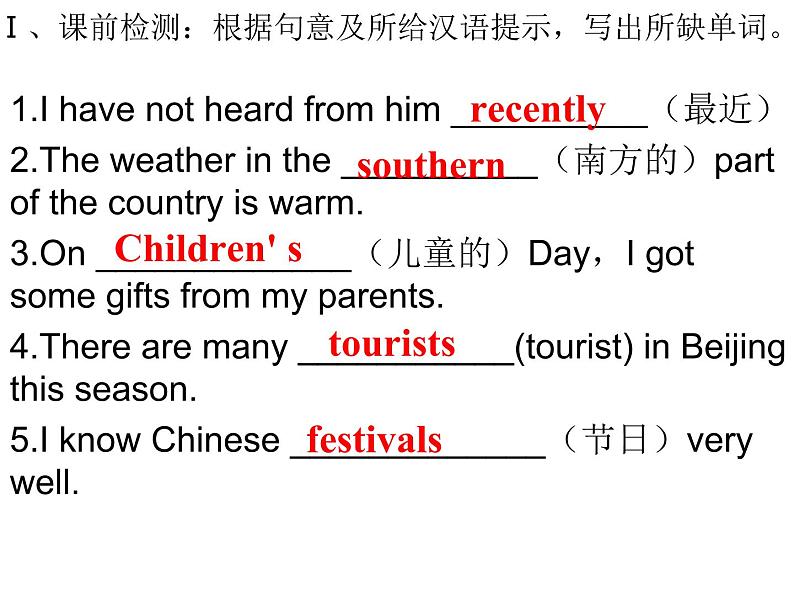 冀教版英语八年级上册Lesson 12课件PPT01