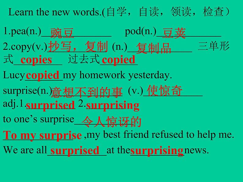 冀教版英语八年级上册LESSON4课件PPT第7页