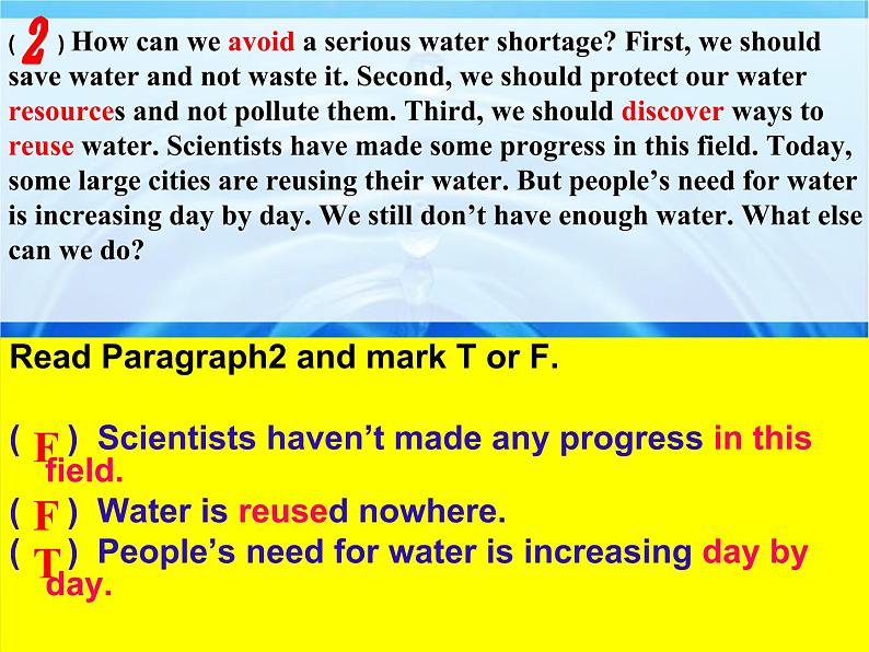 科普仁爱英语九上《Unit 2 Saving the EarthTopic2D》优质课课件PPT05