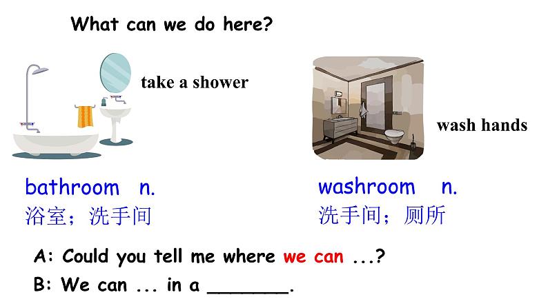 Unit 3 Could you please tell me where the restrooms are_Section A 1a-2d课前预习 课件+ 音视频08