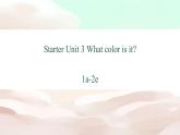 人教版（新目标）七年级英语上册Starter Unit 3 What color is it Period 1（1a-2e）课件