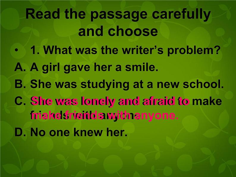 外研版八年级英语下册 Module 9 Unit 2 I believe that the world is what you think it is课件第5页