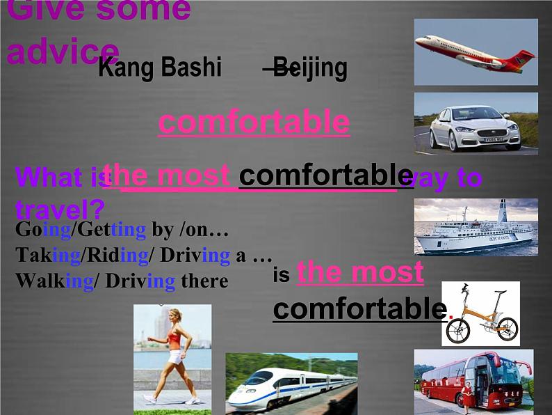 外研版八年级英语上册《Module 4 Unit 2 What is the best way to travel》课件06