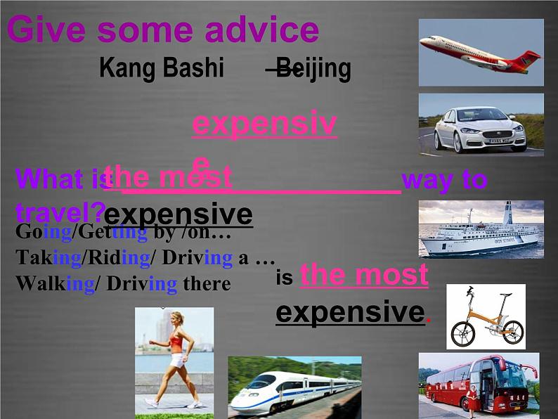 外研版八年级英语上册《Module 4 Unit 2 What is the best way to travel》课件07