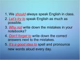 外研版八年级英语上册 Module 1 Unit 2 You should smile at her课件 (6)